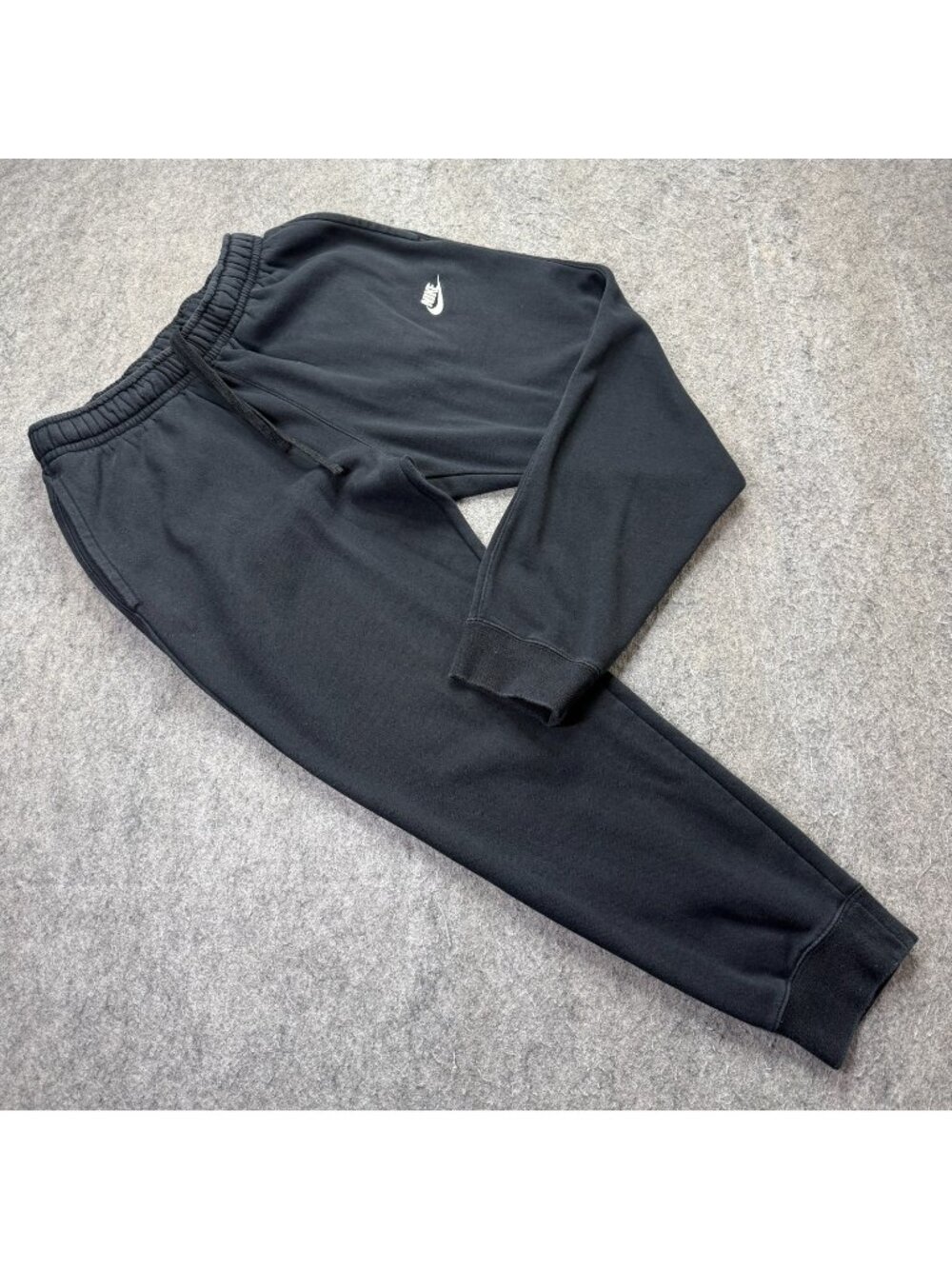Nike Sportswear Club Fleece Joggers Men M Black BV2671 Tapered 27" Sweatpants
